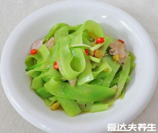 萵筍的營養(yǎng)價值及功效，利尿通乳效果好很適合產(chǎn)婦食用