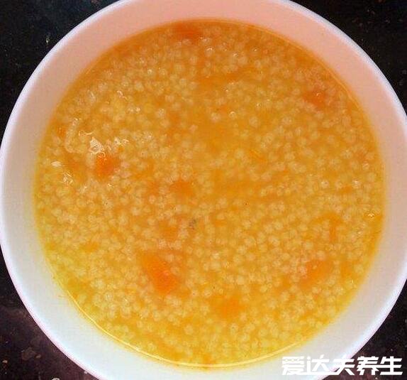 小米粥的熱量為358.00kj/100g，跟大米相近但更適合減肥食用