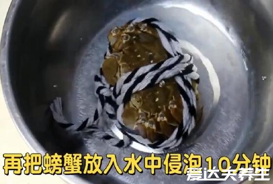 大閘蟹怎么洗才干凈，詳細(xì)洗大閘蟹步驟圖(將大閘蟹醉暈在清洗)