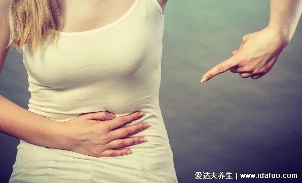 女性左上腹疼痛位置圖，警惕胃病和胰腺炎