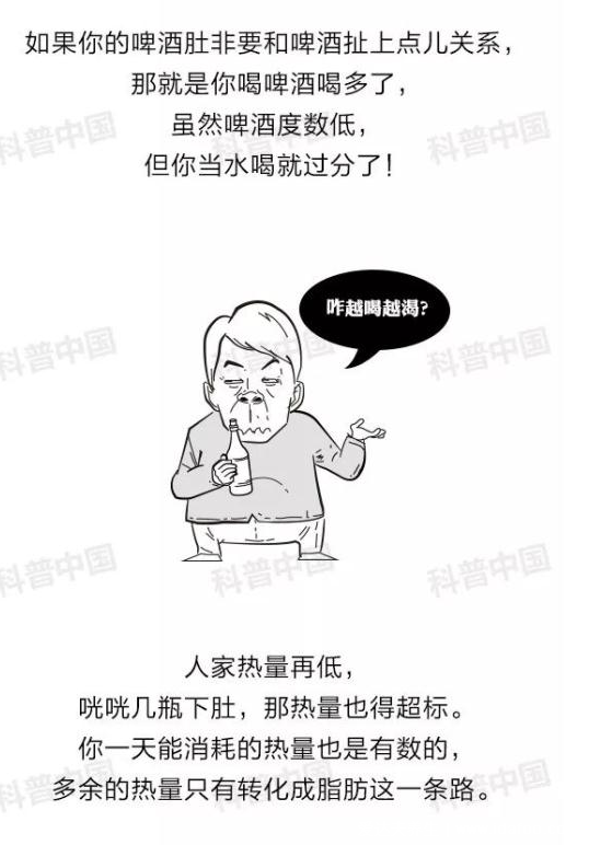 喝啤酒喝出來(lái)的“啤酒肚”？