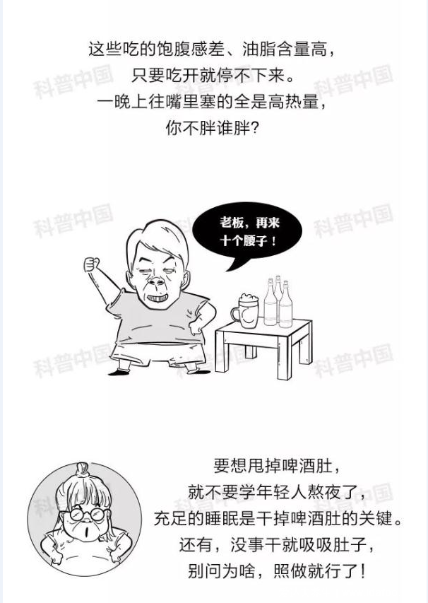 喝啤酒喝出來(lái)的“啤酒肚”？